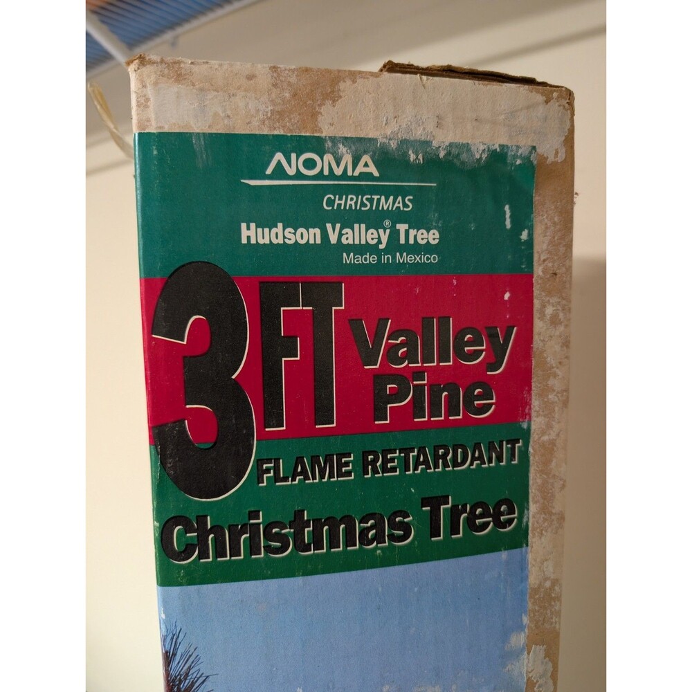 3Ft Noma Hudson Valley Pine Christmas Tree Artificial Fully Assembled Excellent - Picture 3 of 9